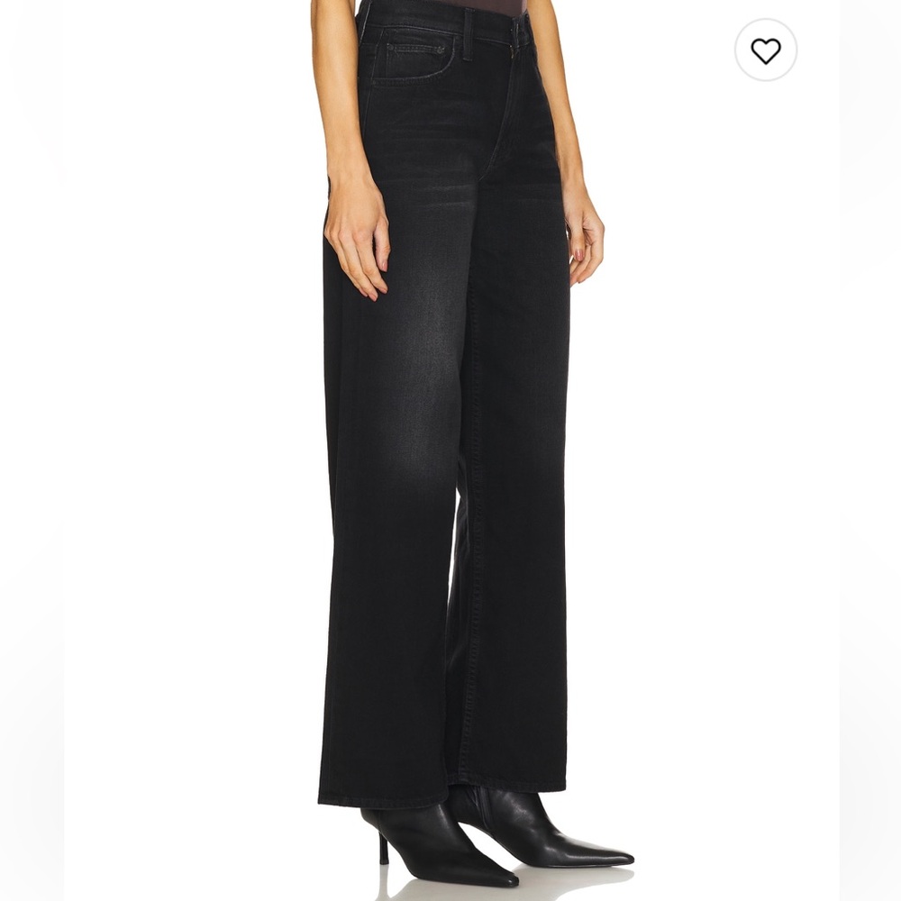 MOTHER Spinner Zip Sneak Wide Leg Jeans